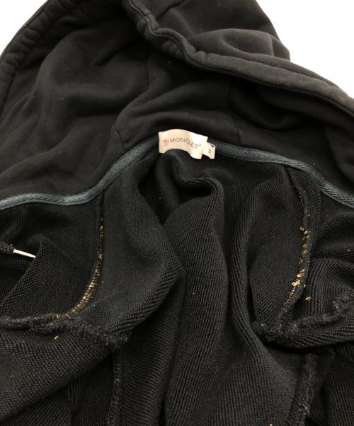 MONCLER（モンクレール）MONCLER (モンクレール) トリコロール ライン ダブル ジップ パーカー ブラック サイズ:Mの古着・服飾アイテム