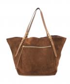 J&M DAVIDSONジェイ＆エム デヴィッドソン）の古着「スウェードトートバッグ」｜ブラウン