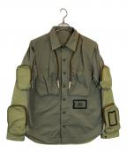 G-STAR RAWジースターロゥ）の古着「E 24H Lifevest Shirt」｜グリーン