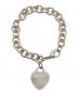 TIFFANY & Co. (ティファニー) ハートプレート ブレスレット シルバー：33000円