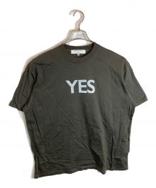 KATHARINE HAMNETT×Ron Herman（キャサリンハムネット×ロンハーマン）の古着「Yes Tee」｜グレー