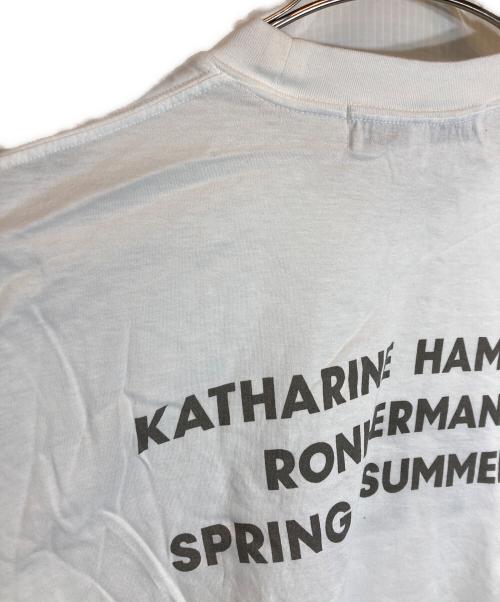 KATHARINE HAMNETT（キャサリンハムネット）KATHARINE HAMNETT (キャサリンハムネット) Ron Herman (ロンハーマン) Yes Tee ホワイト サイズ:XSの古着・服飾アイテム