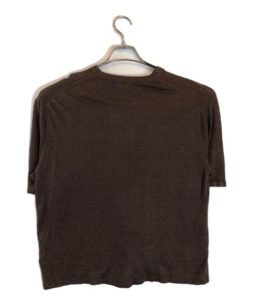 theory（セオリー）theory (セオリー) Boyfriend Tee ブラウン サイズ:Sの古着・服飾アイテム