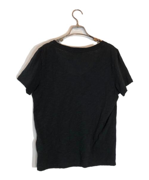 theory（セオリー）theory (セオリー) Nebulous P Open Neck Tee J ブラック サイズ:Mの古着・服飾アイテム