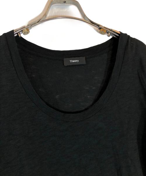 theory（セオリー）theory (セオリー) Nebulous P Open Neck Tee J ブラック サイズ:Mの古着・服飾アイテム