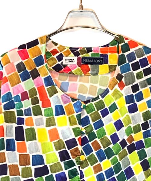 HERALBONY（ヘラルボニー）HERALBONY (ヘラルボニー) HAND 柄ワンピース マルチカラー サイズ:下記参照の古着・服飾アイテム