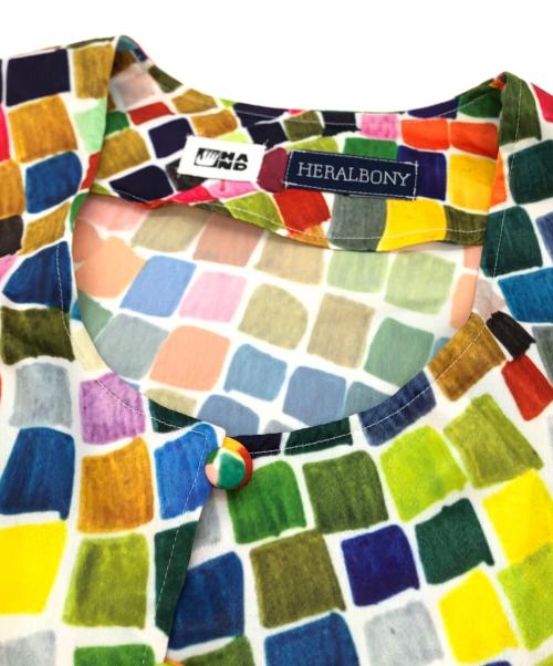 HERALBONY（ヘラルボニー）HERALBONY (ヘラルボニー) HAND 柄ワンピース マルチカラー サイズ:下記参照の古着・服飾アイテム