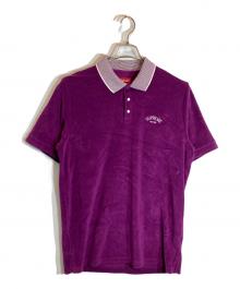 SUPREME（シュプリーム）の古着「ストライプカラーテリーポロシャツ」｜パープル