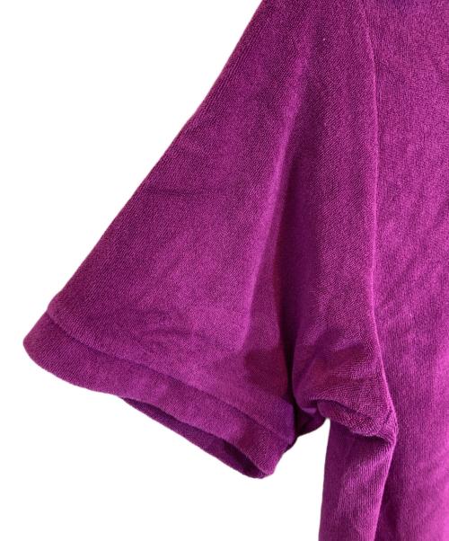 SUPREME（シュプリーム）Supreme (シュプリーム) ストライプカラーテリーポロシャツ パープル サイズ:Lの古着・服飾アイテム