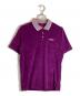 Supreme（シュプリーム）の古着「ストライプカラーテリーポロシャツ」｜パープル