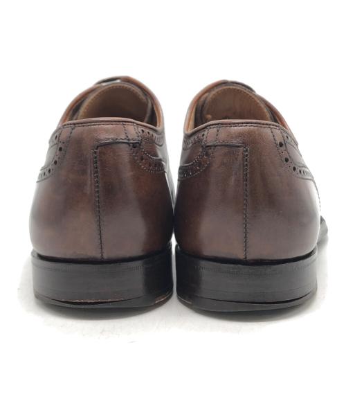 Crockett & Jones（クロケット＆ジョーンズ）Crockett & Jones (クロケット＆ジョーンズ) YORK キャップドトゥレザーシューズ ブラウン サイズ:7の古着・服飾アイテム