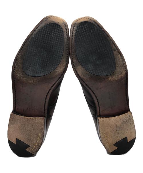 Crockett & Jones（クロケット＆ジョーンズ）Crockett & Jones (クロケット＆ジョーンズ) YORK キャップドトゥレザーシューズ ブラウン サイズ:7の古着・服飾アイテム