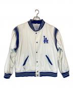 GENUINE MERCHANDISE by STARTERジェニュイン マーチャンダイズ バイ スターター）の古着「スタジャン」｜ホワイト×ブルー