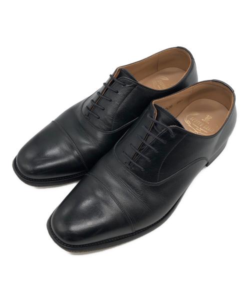 SCOTCH GRAIN（スコッチグレイン）SCOTCH GRAIN (スコッチグレイン) ストレートチップシューズ ブラック サイズ:25 1/2の古着・服飾アイテム
