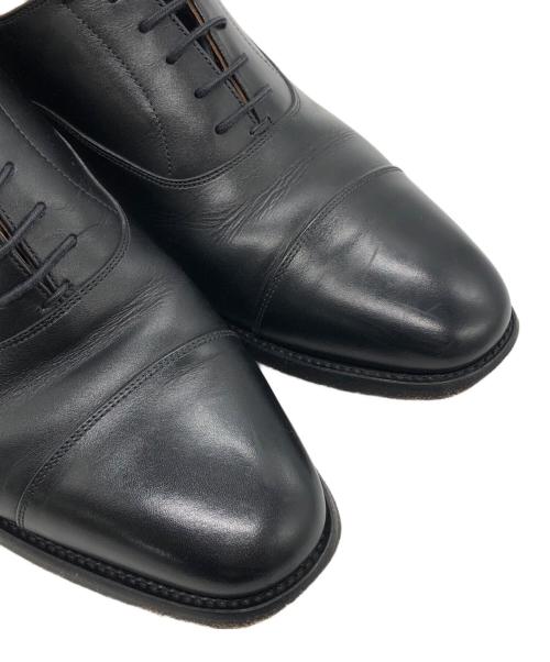 SCOTCH GRAIN（スコッチグレイン）SCOTCH GRAIN (スコッチグレイン) ストレートチップシューズ ブラック サイズ:25 1/2の古着・服飾アイテム