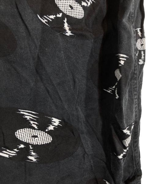 MINEDENIM（マインデニム）MINEDENIM (マインデニム) WACKO MARIA (ワコマリア) 柄シャツ ブラック サイズ:２の古着・服飾アイテム