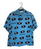 WACKO MARIAワコマリア）の古着「レコード柄アロハシャツ」｜ブルー