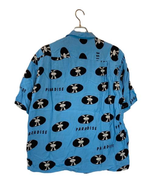 WACKO MARIA（ワコマリア）WACKO MARIA (ワコマリア) レコード柄アロハシャツ ブルー サイズ:Lの古着・服飾アイテム