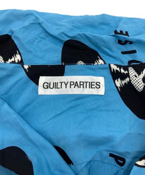 WACKO MARIA（ワコマリア）WACKO MARIA (ワコマリア) レコード柄アロハシャツ ブルー サイズ:Lの古着・服飾アイテム