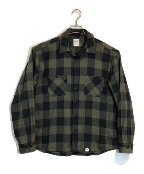 BEDWIN &THE HEARTBREAKERS（ベドウィンアンドザ ハートブレイカーズ）BEDWIN &THE HEARTBREAKERS (ベドウィンアンドザ ハートブレイカーズ) ネルシャツ カーキ サイズ:不明の古着・服飾アイテム