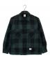 BEDWIN &THE HEARTBREAKERS（ベドウィンアンドザ ハートブレイカーズ）の古着「L/S BLOCK CHECK SHIRT JACKET ‘VRONSKY’」｜グリーン
