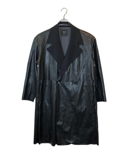 UNITED TOKYO（ユナイテッドトーキョー）UNITED TOKYO (ユナイテッドトーキョー) SyntheticLeather Trench ブラック サイズ:２の古着・服飾アイテム
