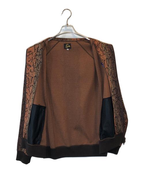 Needles（ニードルズ）Needles (ニードルズ) 総柄トラックジャケット ブラウン サイズ:Mの古着・服飾アイテム