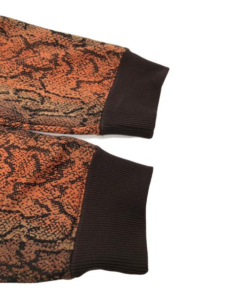 Needles（ニードルズ）Needles (ニードルズ) 総柄トラックジャケット ブラウン サイズ:Mの古着・服飾アイテム