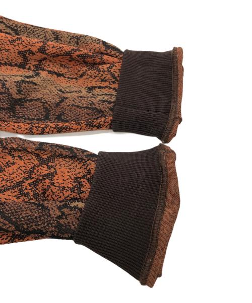 Needles（ニードルズ）Needles (ニードルズ) 総柄トラックジャケット ブラウン サイズ:Mの古着・服飾アイテム