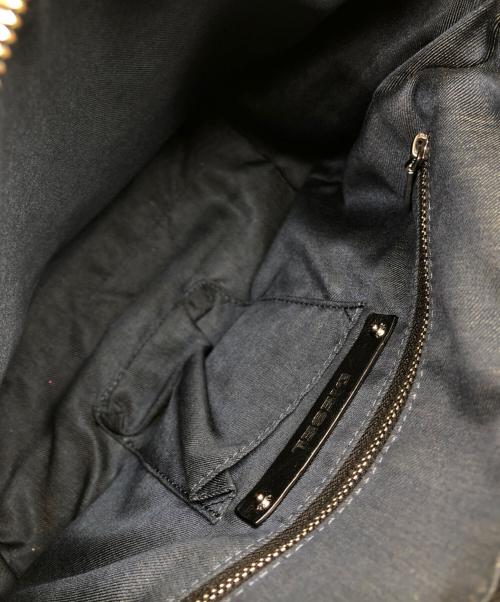 DIESEL（ディーゼル）DIESEL (ディーゼル) デニムジップデザイン2WAYバッグ インディゴの古着・服飾アイテム