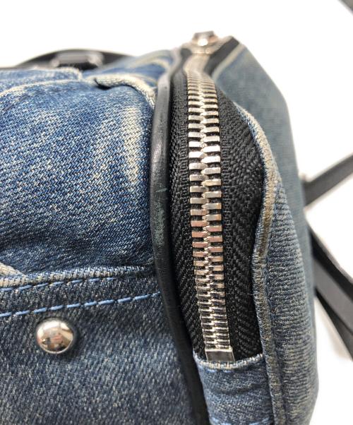 DIESEL（ディーゼル）DIESEL (ディーゼル) デニムジップデザイン2WAYバッグ インディゴの古着・服飾アイテム