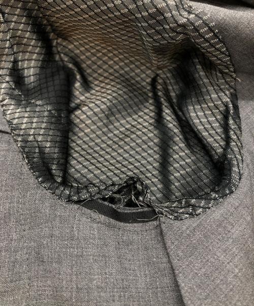 BOGLIOLI（ボリオリ）BOGLIOLI (ボリオリ) ウールコットンヘリンボーン3Bノープリーツスーツ グレー サイズ:44の古着・服飾アイテム