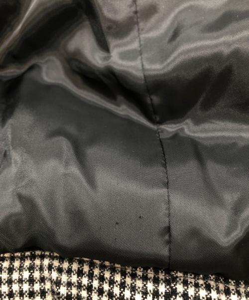 BURBERRY BLACK LABEL（バーバリーブラックレーベル）BURBERRY BLACK LABEL (バーバリーブラックレーベル) 鳥格子 ウール ダウンジャケット グレー サイズ:Lの古着・服飾アイテム