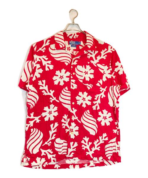 POLO RALPH LAUREN（ポロ・ラルフローレン）POLO RALPH LAUREN (ポロ・ラルフローレン) レーヨン アロハシャツ ピンク サイズ:Lの古着・服飾アイテム