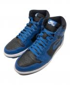 NIKEナイキ）の古着「AIR JORDAN 1 RETRO HIGH OG DARK MARINA BLUE」｜ネイビー×ブラック