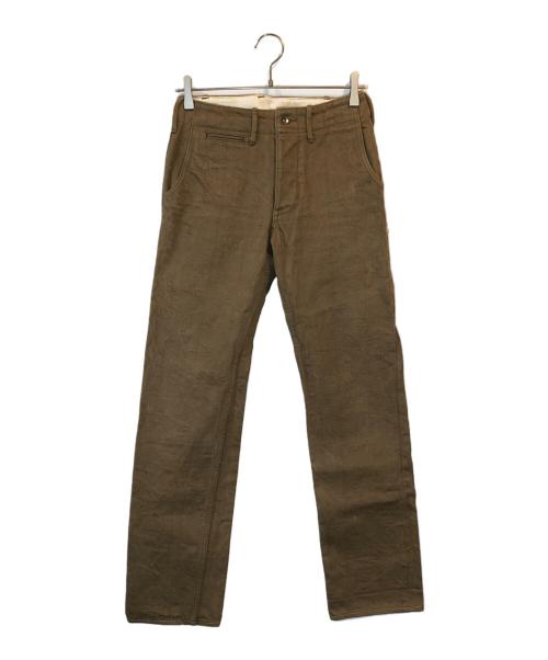 SAMURAI（サムライ）samurai (サムライ) ヘビィーチノトラウザーズ ブラウン サイズ:28の古着・服飾アイテム