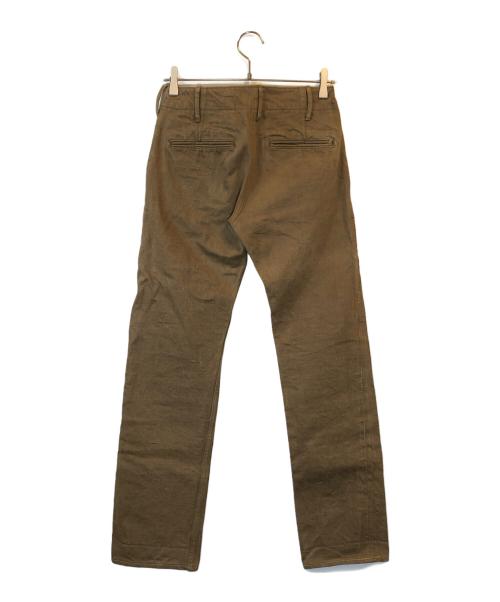 SAMURAI（サムライ）samurai (サムライ) ヘビィーチノトラウザーズ ブラウン サイズ:28の古着・服飾アイテム