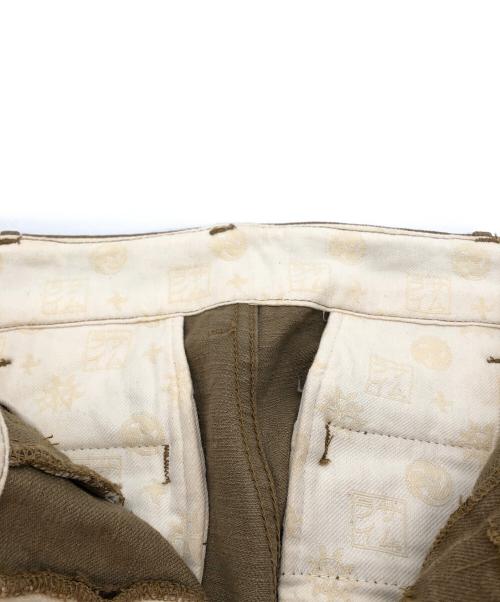 SAMURAI（サムライ）samurai (サムライ) ヘビィーチノトラウザーズ ブラウン サイズ:28の古着・服飾アイテム