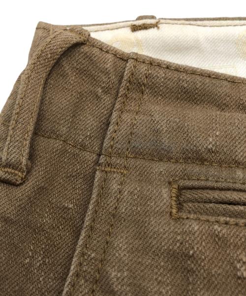 SAMURAI（サムライ）samurai (サムライ) ヘビィーチノトラウザーズ ブラウン サイズ:28の古着・服飾アイテム