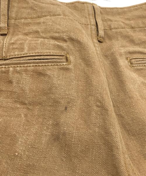 SAMURAI（サムライ）samurai (サムライ) ヘビィーチノトラウザーズ ブラウン サイズ:28の古着・服飾アイテム