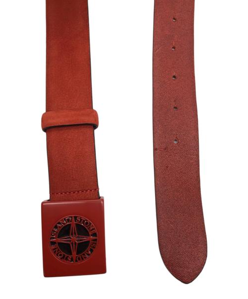 STONE ISLAND（ストーンアイランド）STONE ISLAND (ストーンアイランド) ロゴバックルベルト レッドの古着・服飾アイテム