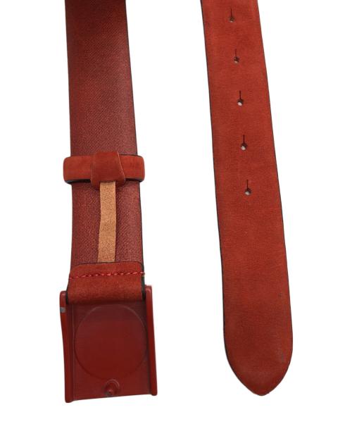 STONE ISLAND（ストーンアイランド）STONE ISLAND (ストーンアイランド) ロゴバックルベルト レッドの古着・服飾アイテム