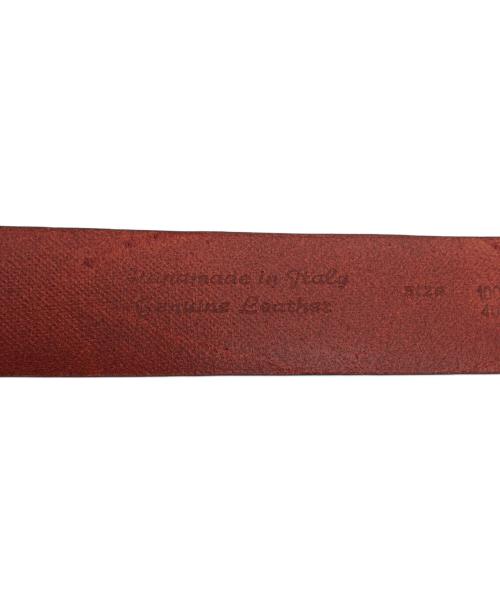 STONE ISLAND（ストーンアイランド）STONE ISLAND (ストーンアイランド) ロゴバックルベルト レッドの古着・服飾アイテム