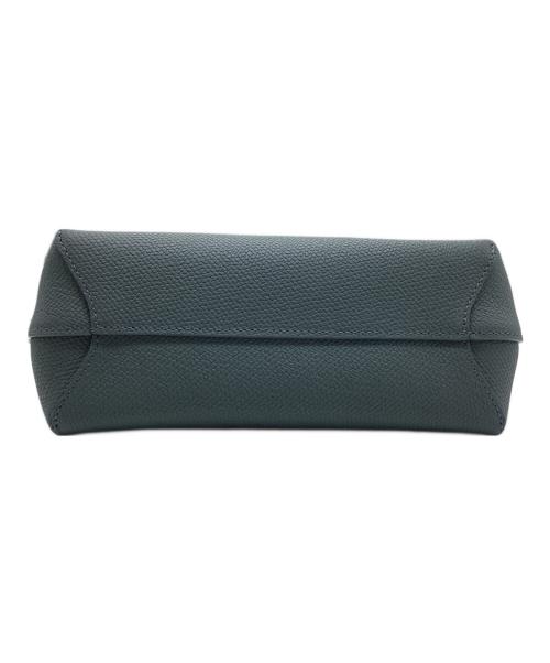 LONGCHAMP（ロンシャン）LONGCHAMP (ロンシャン) ロゾレザーハンドバッグ ネイビーの古着・服飾アイテム