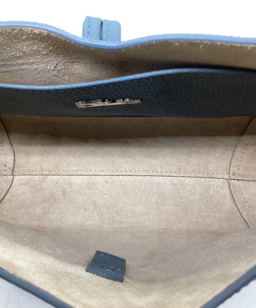 LONGCHAMP（ロンシャン）LONGCHAMP (ロンシャン) ロゾレザーハンドバッグ ネイビーの古着・服飾アイテム