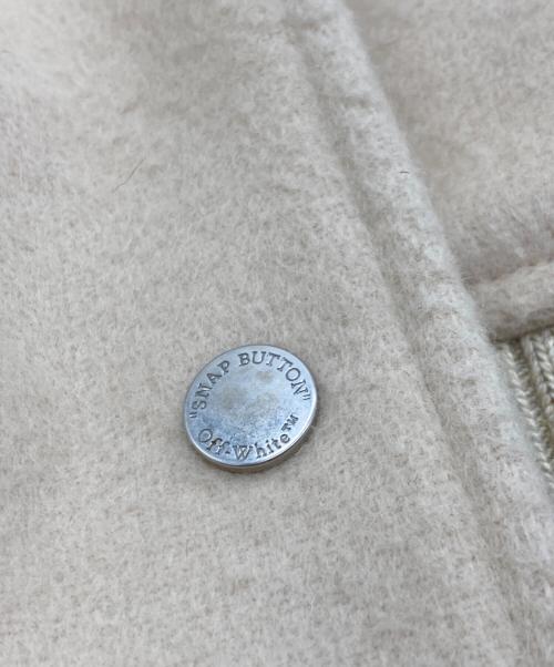 OFFWHITE（オフホワイト）OFFWHITE (オフホワイト) Wool and leather bomber jacket ベージュ サイズ:SIZE Lの古着・服飾アイテム