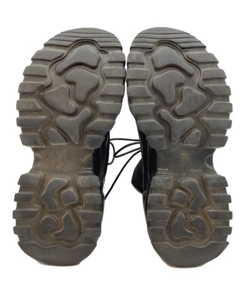 MAISON MAVERICK PRESENTS（メゾンマーベリック プレゼンツ）MAISON MAVERICK PRESENTS (メゾンマーベリック プレゼンツ) チャンキーソールニットショートブーツ ブラック サイズ:Sの古着・服飾アイテム