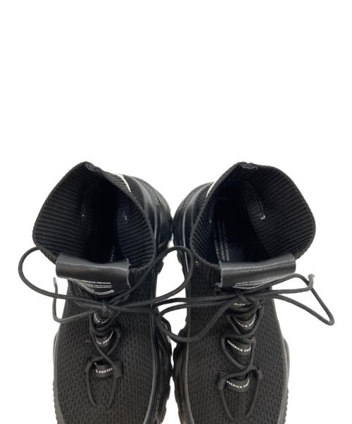 MAISON MAVERICK PRESENTS（メゾンマーベリック プレゼンツ）MAISON MAVERICK PRESENTS (メゾンマーベリック プレゼンツ) チャンキーソールニットショートブーツ ブラック サイズ:Sの古着・服飾アイテム