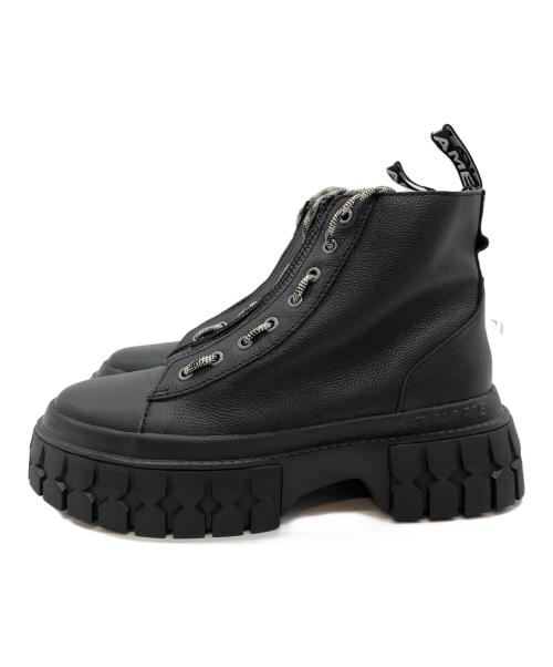 No Name（ノーネーム）No Name (ノーネーム) レザージップブーツ ブラック サイズ:SIZE 23.5cmの古着・服飾アイテム