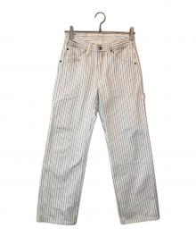 IRON HEART（アイアンハート）の古着「ウォバッシュ ペインターパンツ」｜ホワイト